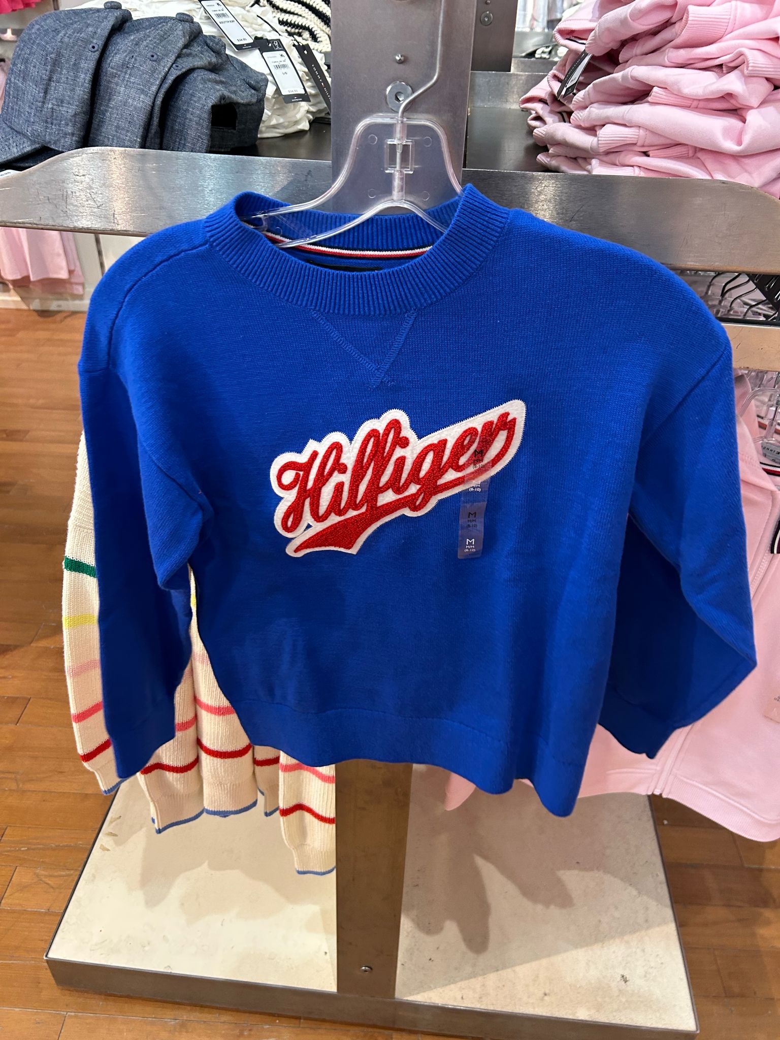 Boys' TOMMY HILFIGER Script Logo Terry Jumper