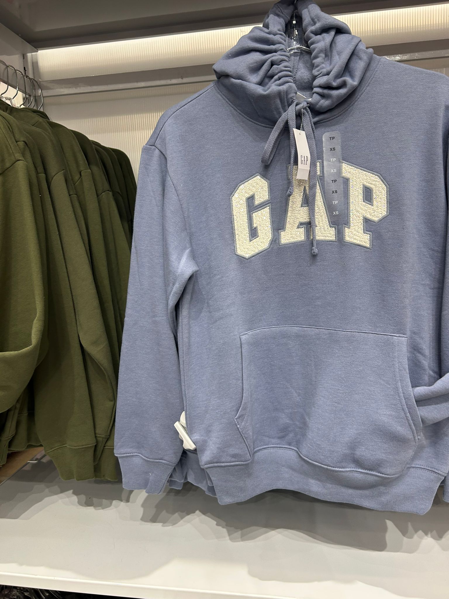 Womens' GAP Blue Logo Hoodie