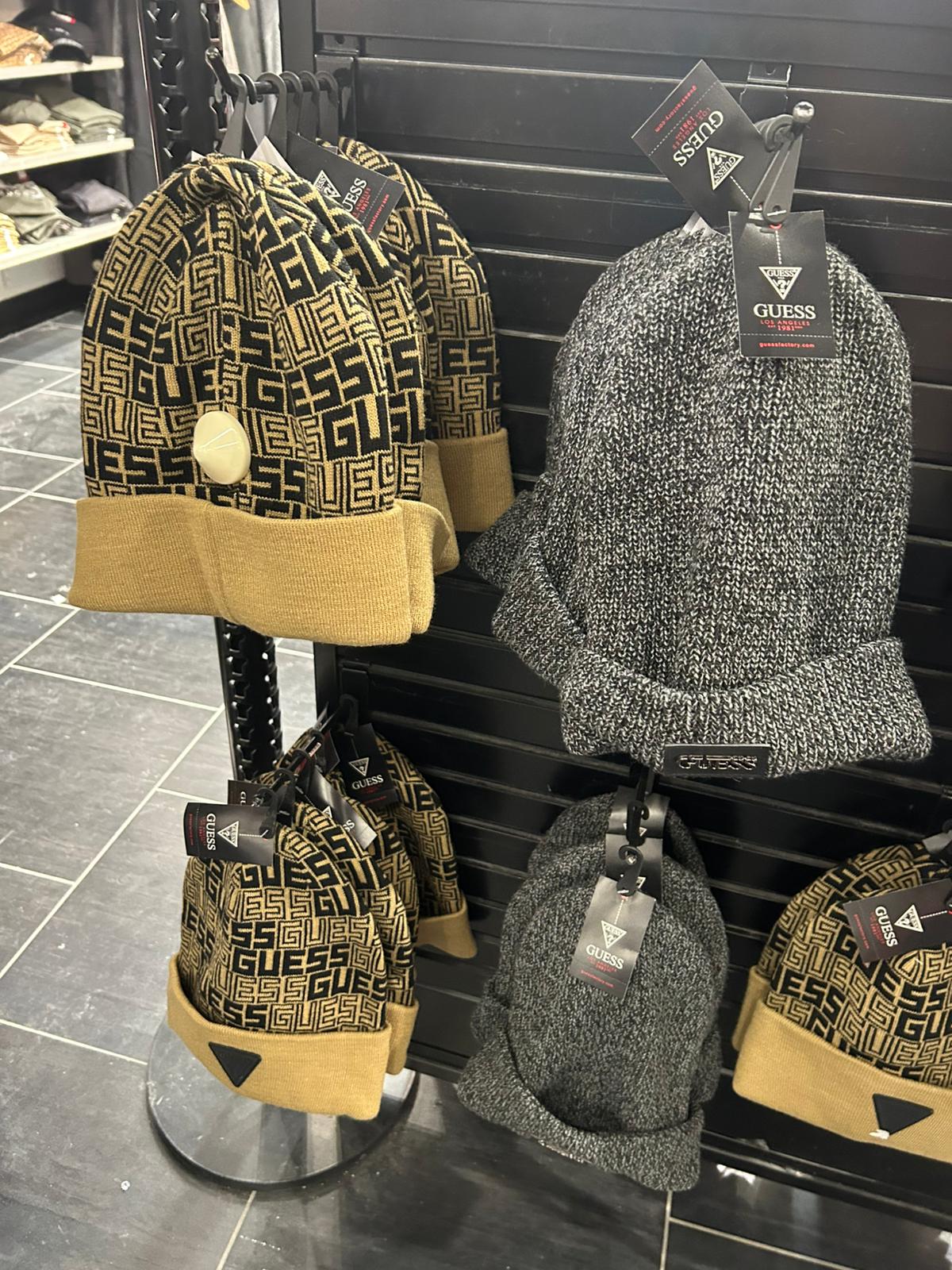 Guess MENS' Marled Beanie Gray