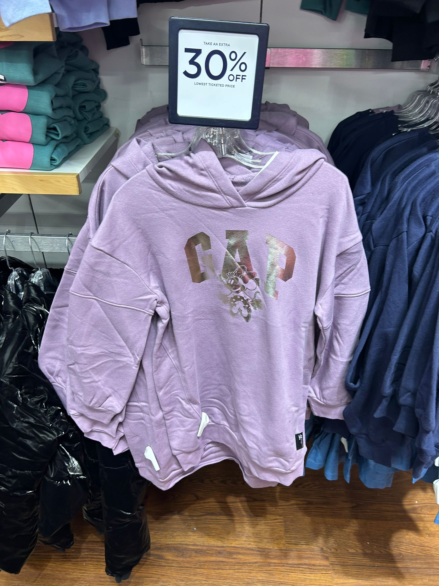 GapGirls × Disney Minnie Mouse Oversized Hoodie Dress