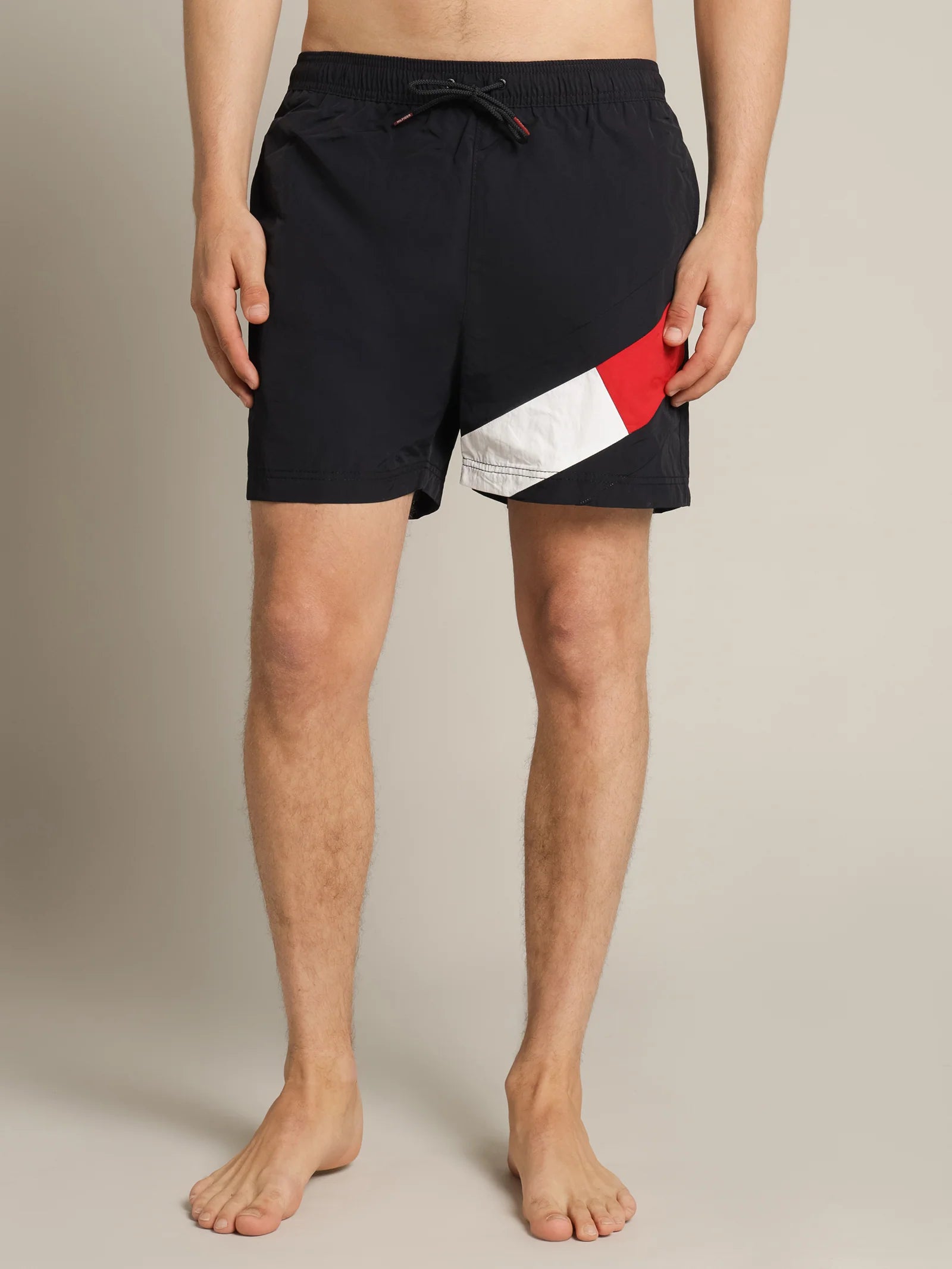 Tommy Hilfiger MENS' SF Medium Drawstring Swim Shorts/ NAVY COLOR