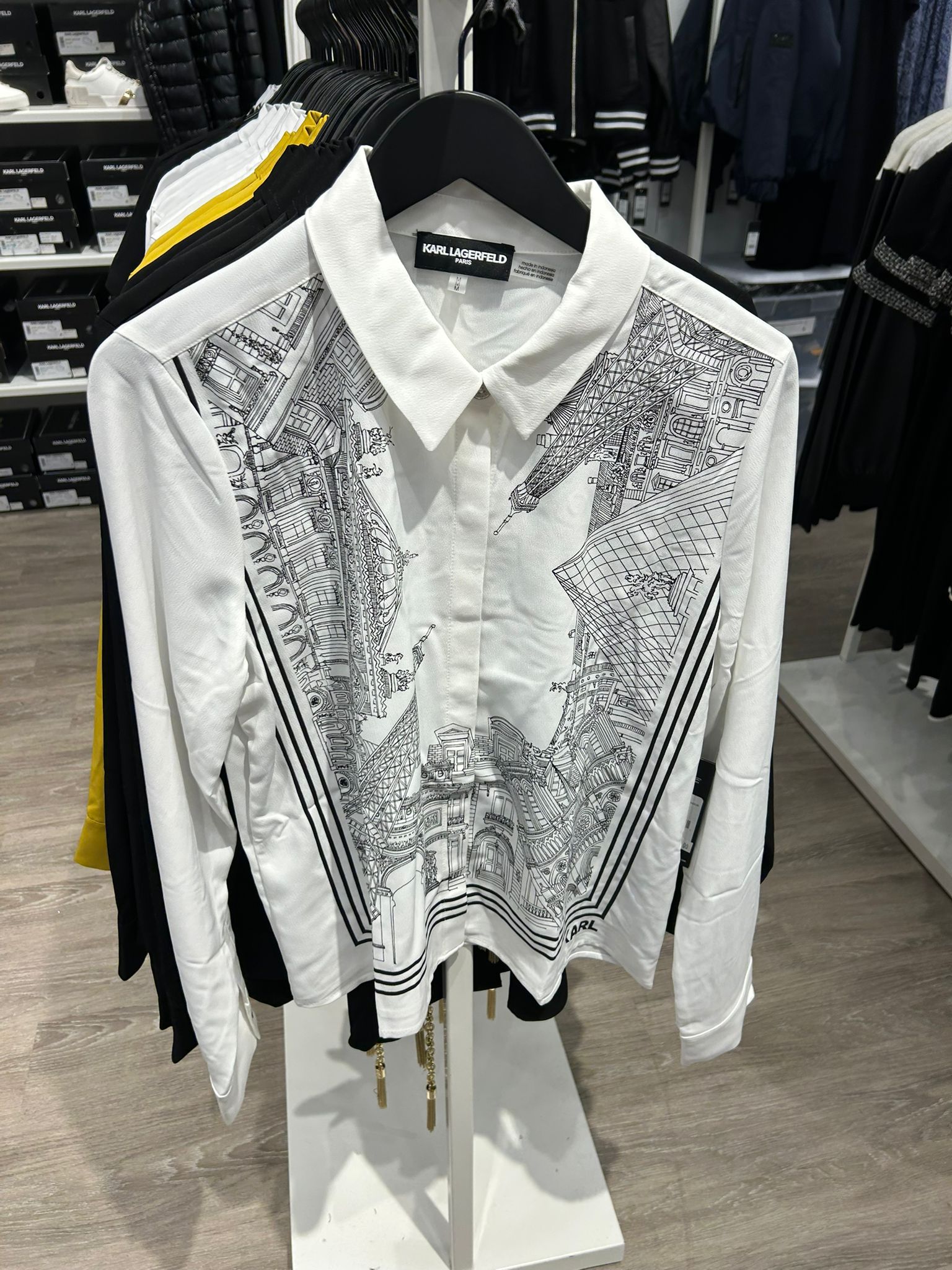 Karl Lagerfeld Paris Womens' PARIS SCENE SOFT BLOUSE