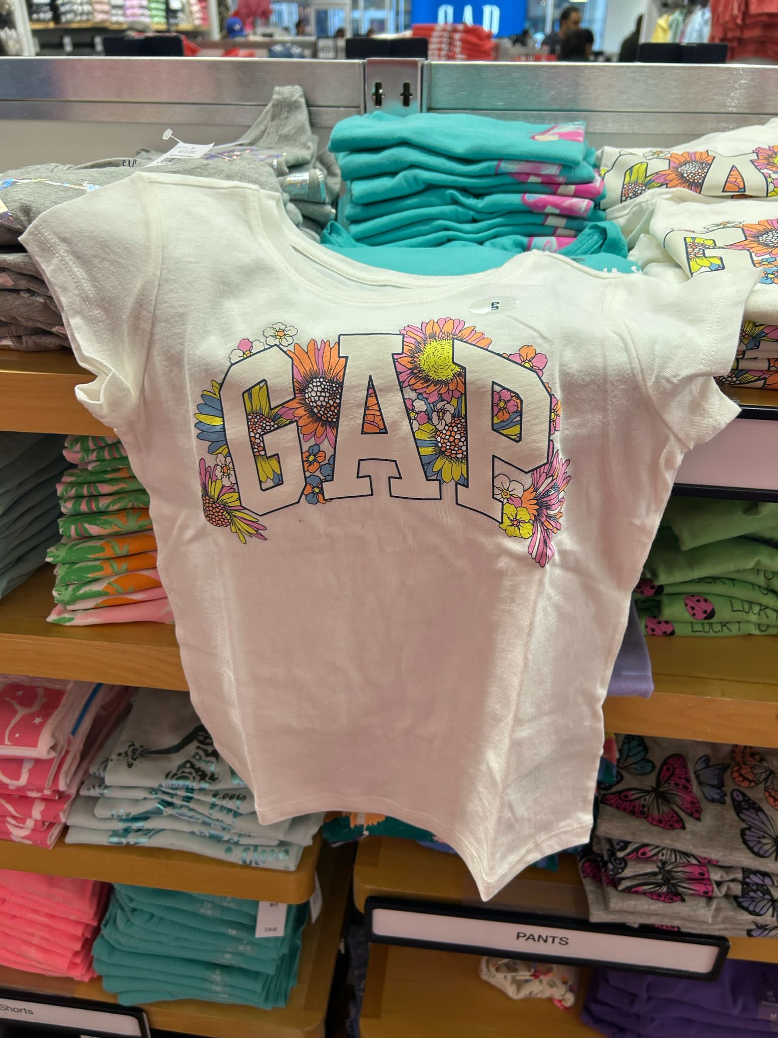 GAP Girls Flower Graphic T-Shirt