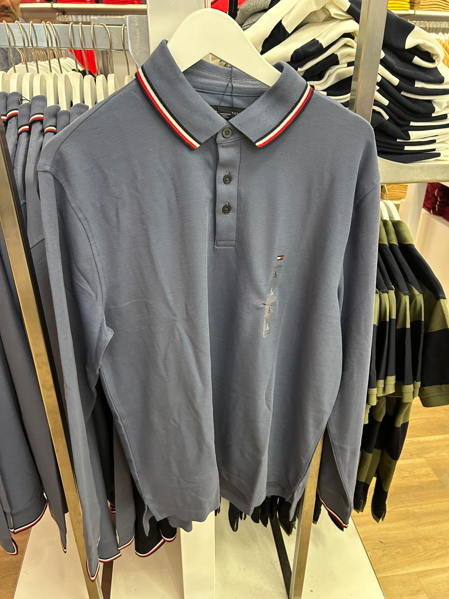 MENS' Long-Sleeve Tommy Wicking Polo