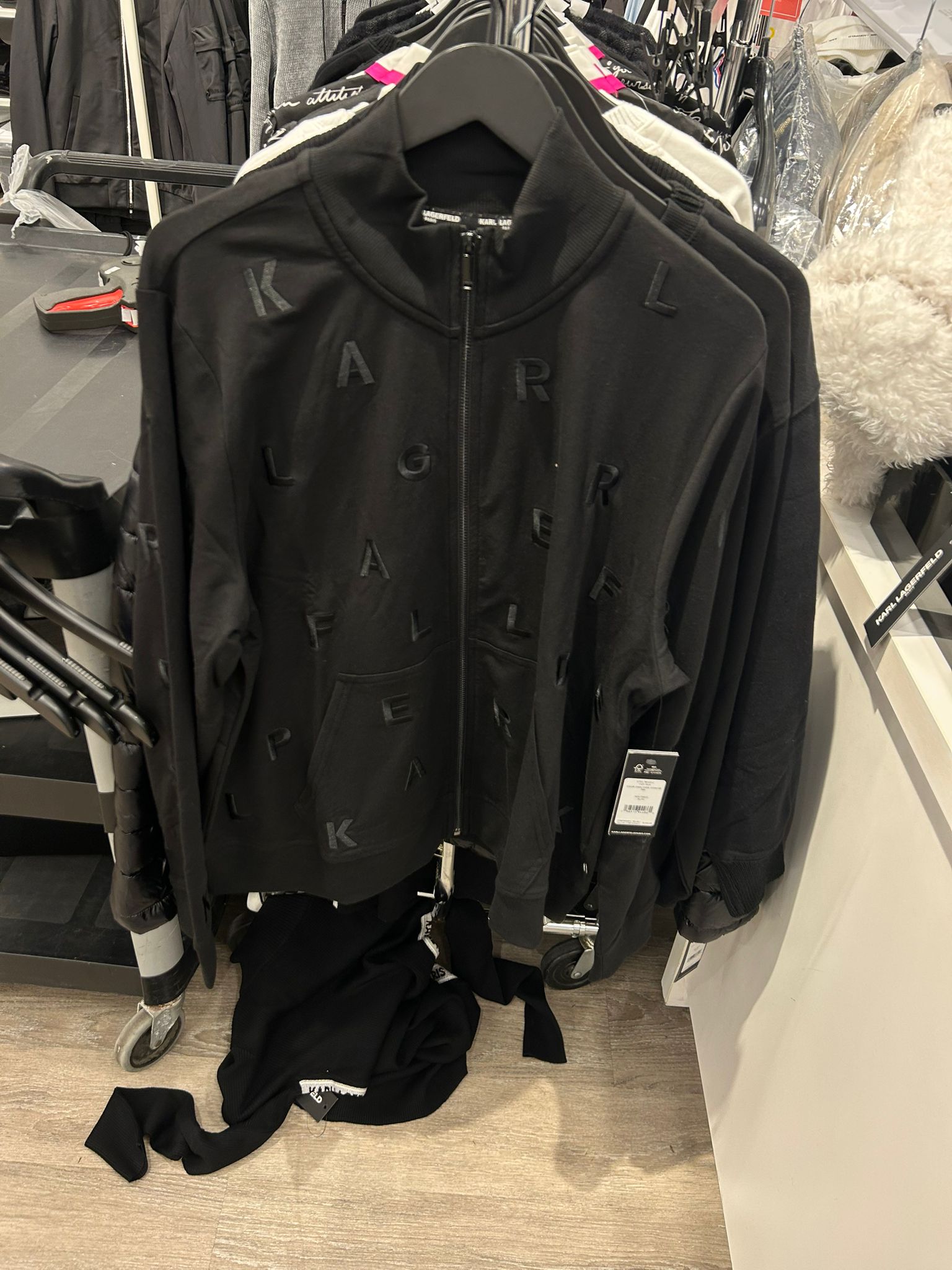 Womens' KARL CO-ORD SCATTERED LOGO TRACK JACKET