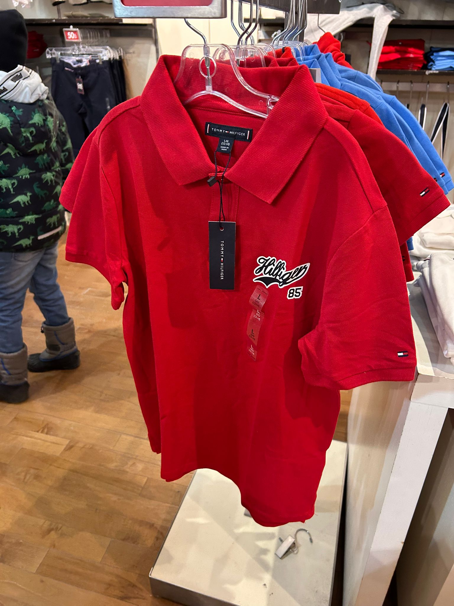 Boys' Short-Sleeve Script 85 Logo Polo