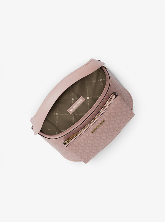 Women's Michael Kors Slater Medium Signature Logo Sling Pack POWDER BLUSH