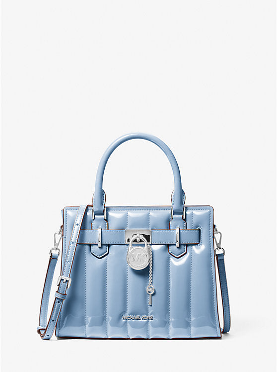 Michael Kors Womens' Hamilton Small Leather Satchel