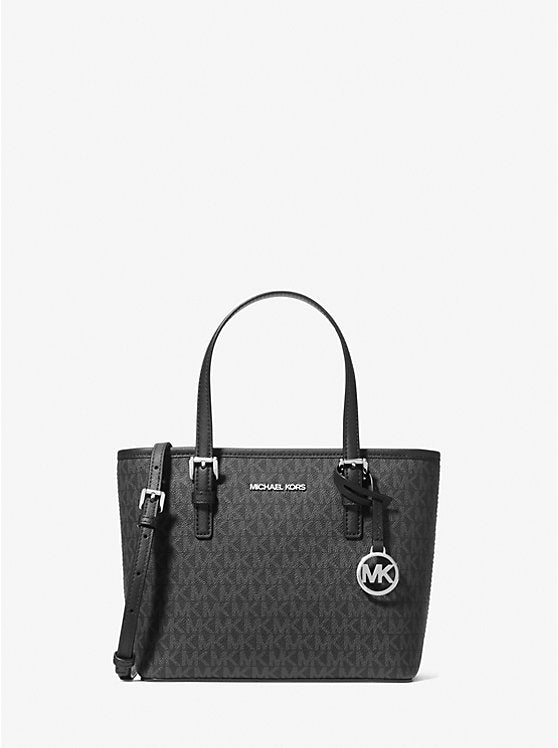 Women's Michael Kors Jet Set Travel Extra-Small Logo Top-Zip Tote Bag