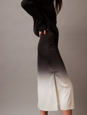 Calvin Klein Womens' Gradient Midi Skirt