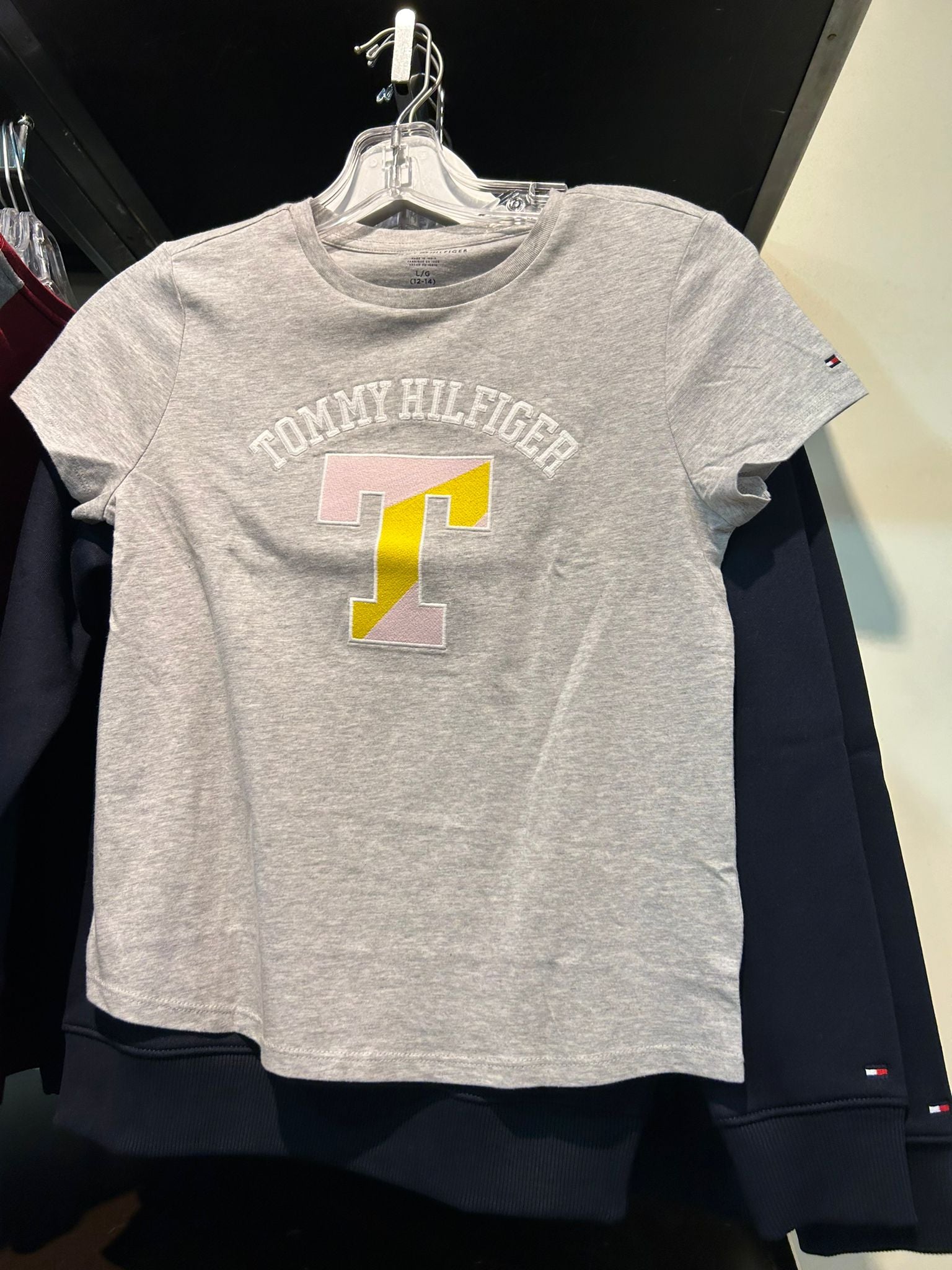 Tommy Girls' Varsity Logo T-Shirt