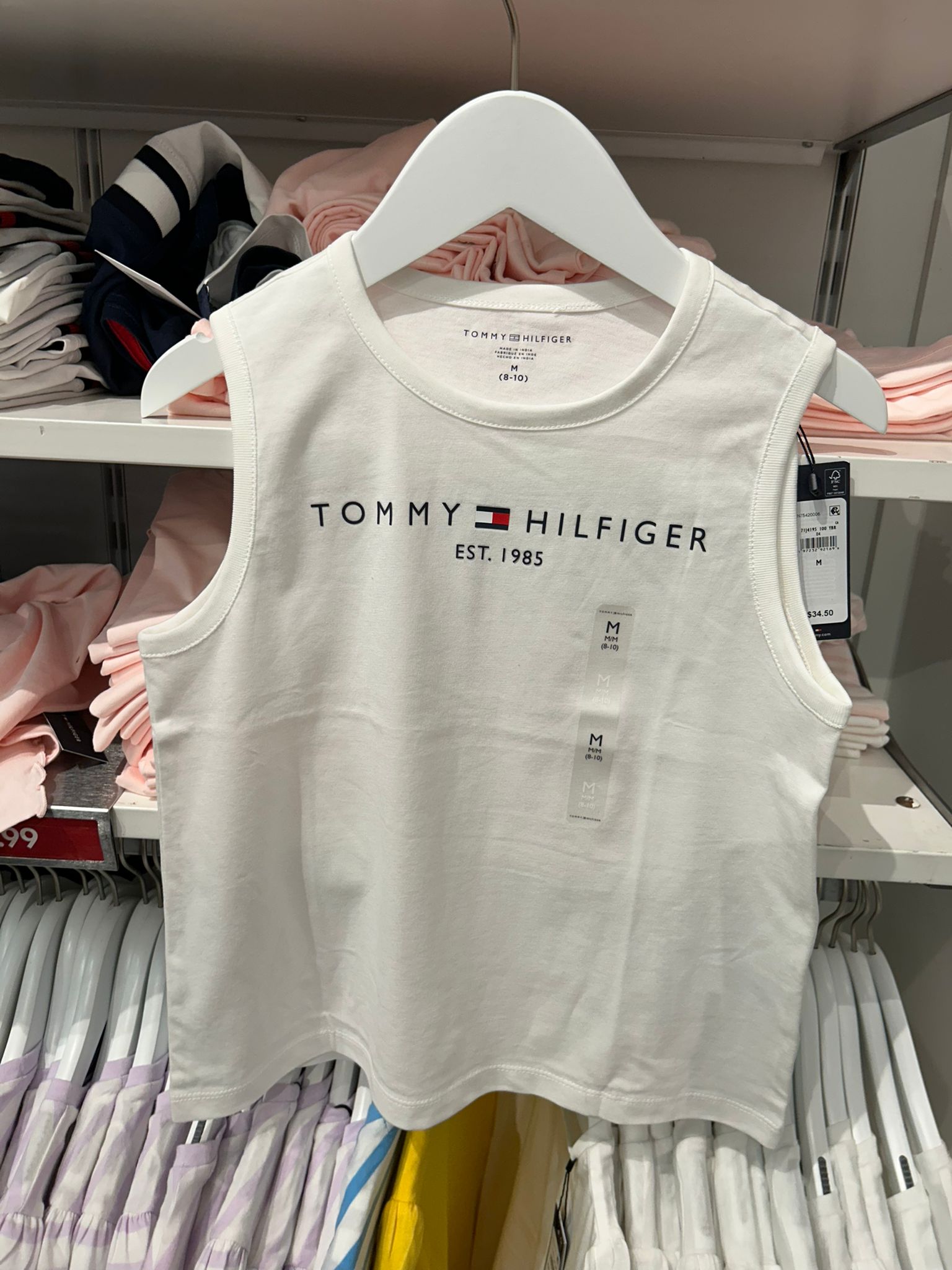 Girls' Tommy Hilfiger Logo Tank Top