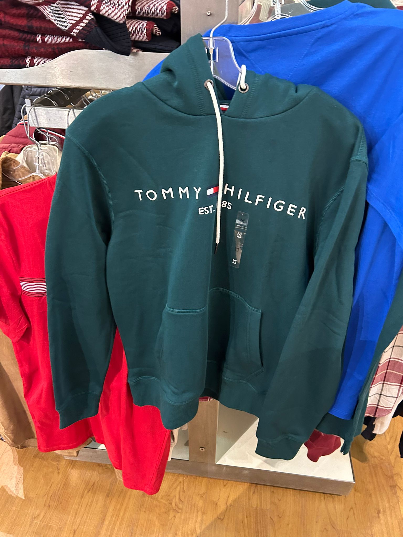 Mens' Tommy Hilfiger Embroidered Tommy Logo Hoodie