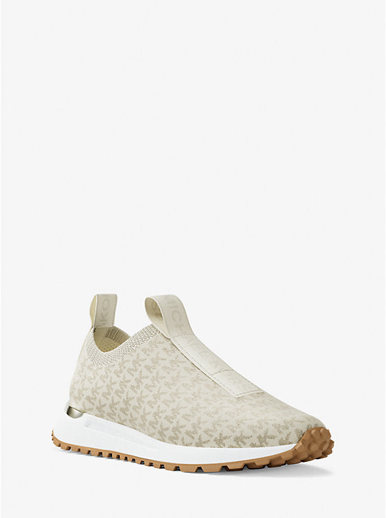 Michael Kors WOMENS' Bodie Knit Slip-On Sneaker CREAM