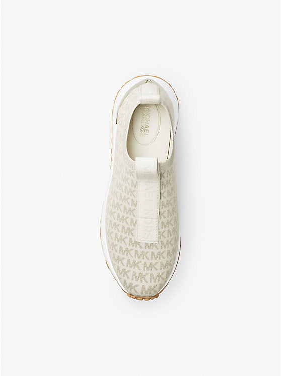Michael Kors WOMENS' Bodie Knit Slip-On Sneaker CREAM