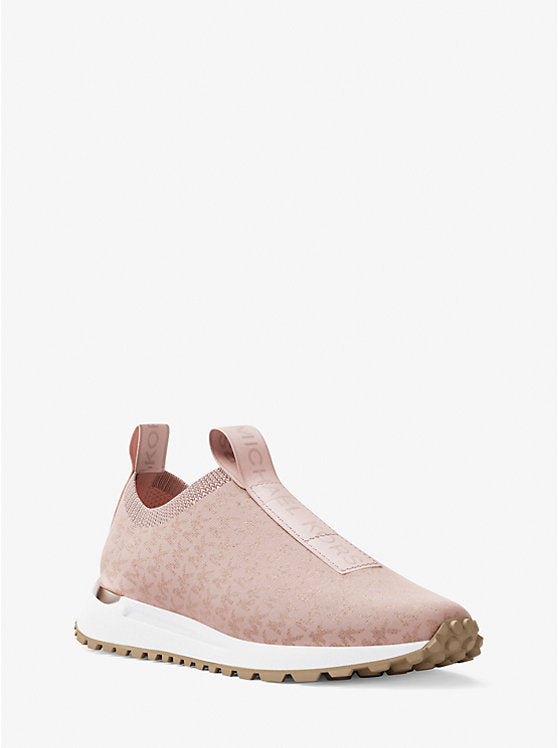 Michael Kors WOMENS' Bodie Knit Slip-On Sneaker POWDER BLUSH