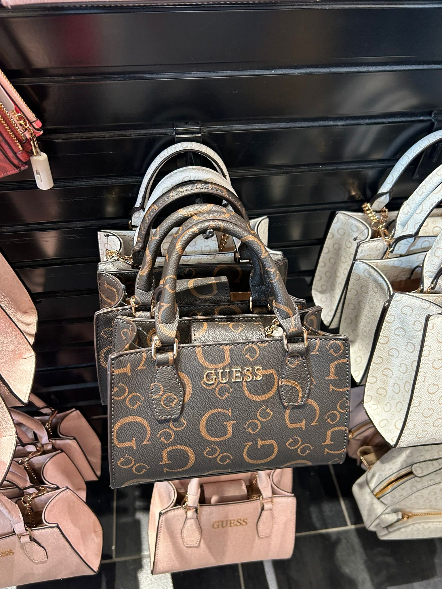 Women's Guess Eldoria Enlarged Logo Mini Satchel