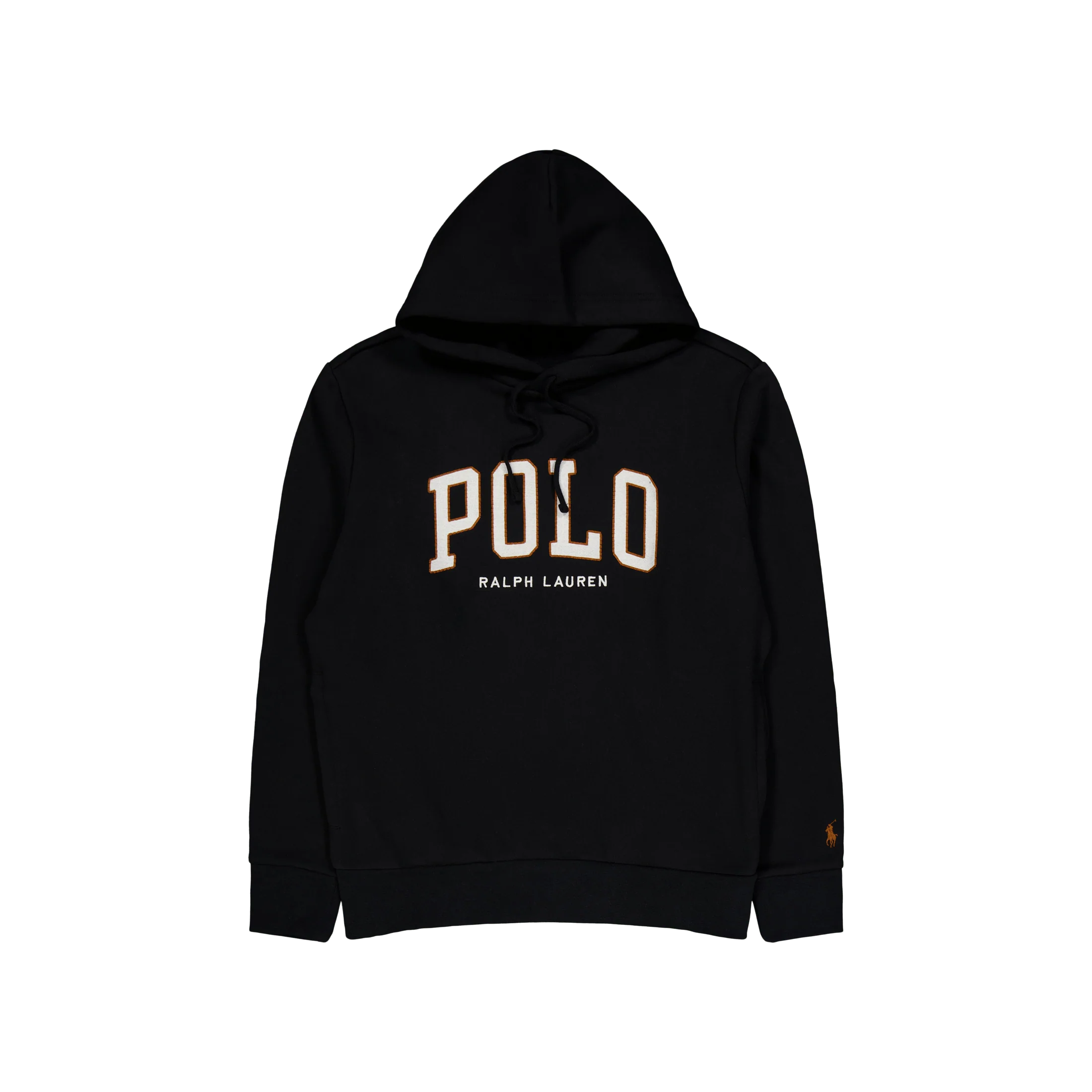 MENS' Polo Ralph Lauren The RL Fleece Logo Hoodie Polo- BLACK
