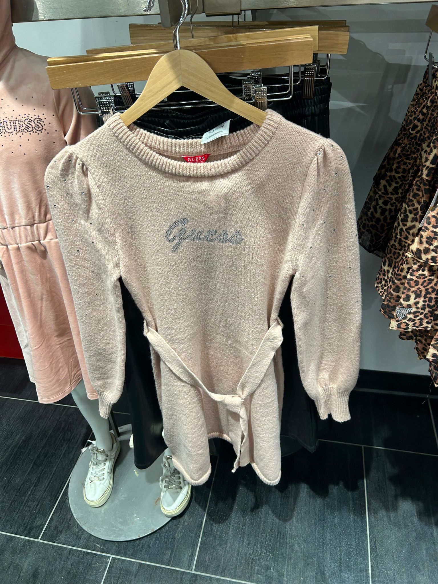Guess Girls Billie Sweater Dress (7-14) Pink