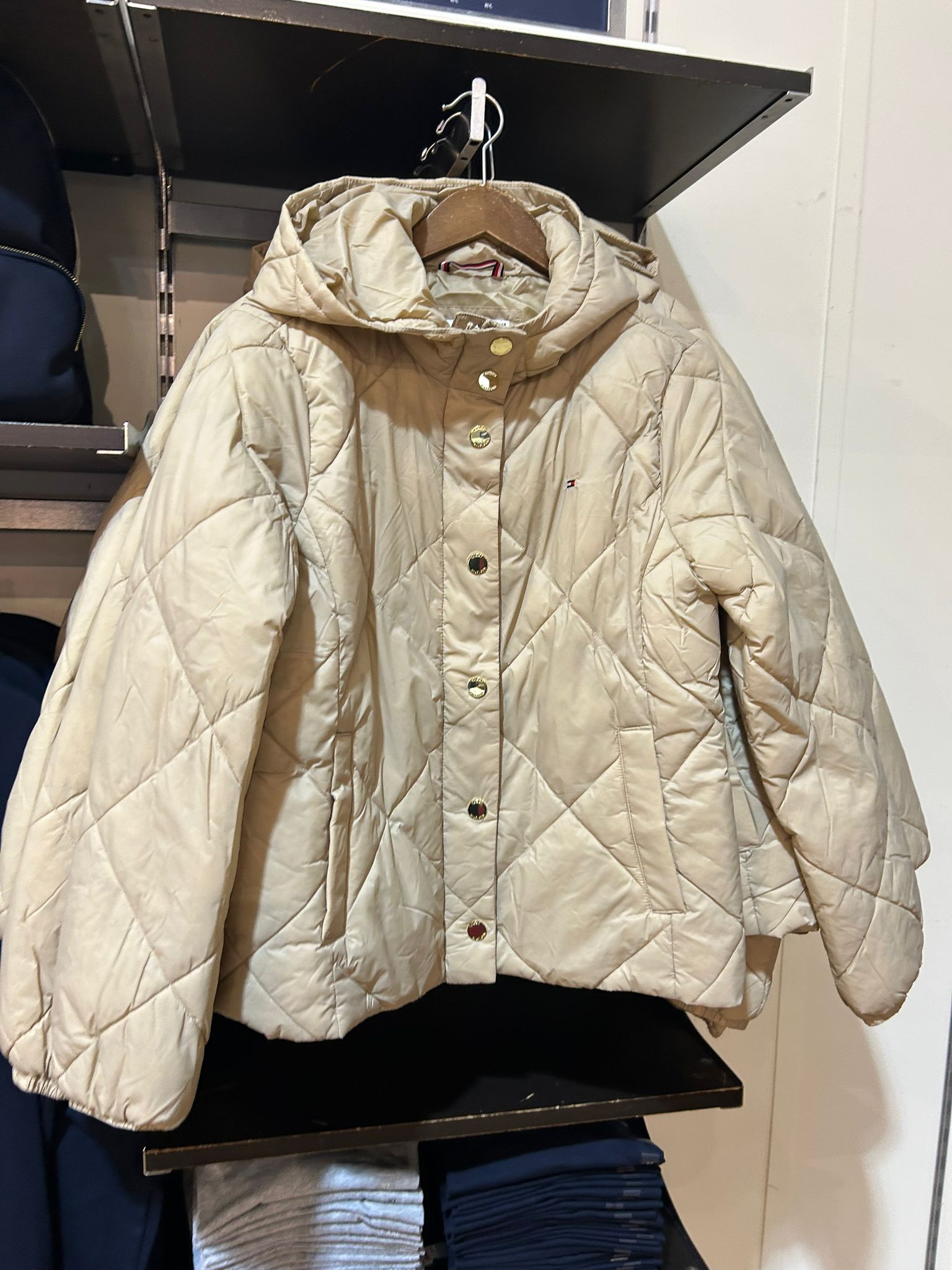 Tommy WOMENS' Hooded Padded Quilted Jacket