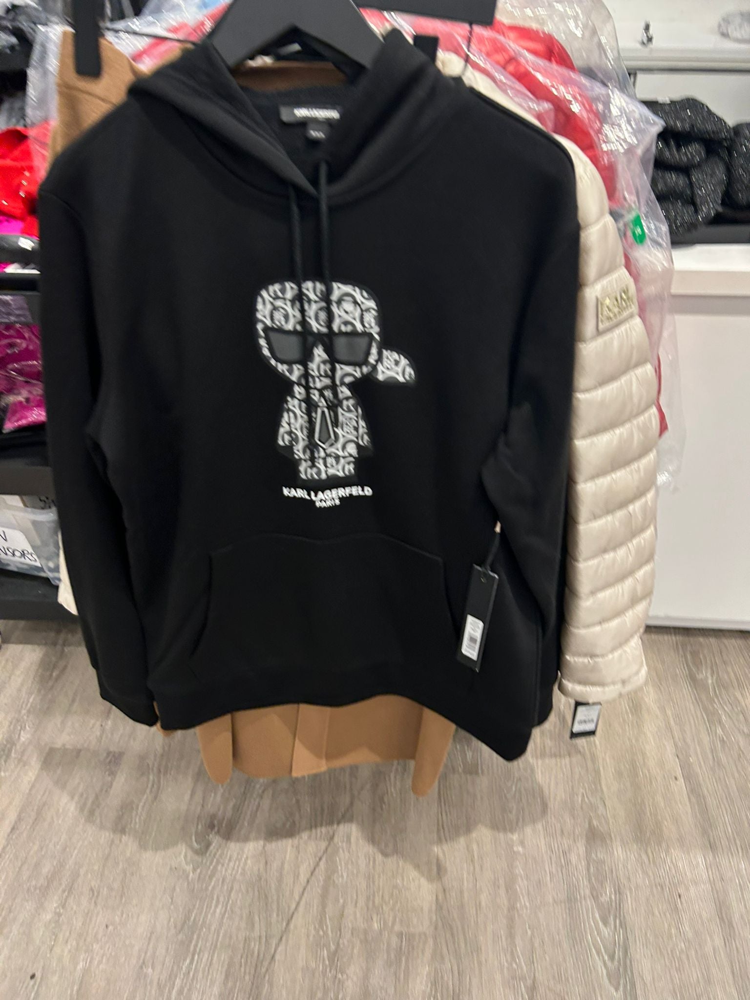 Karl Lagerfeld Paris MENS' KARL GRAPHIC HOODIE