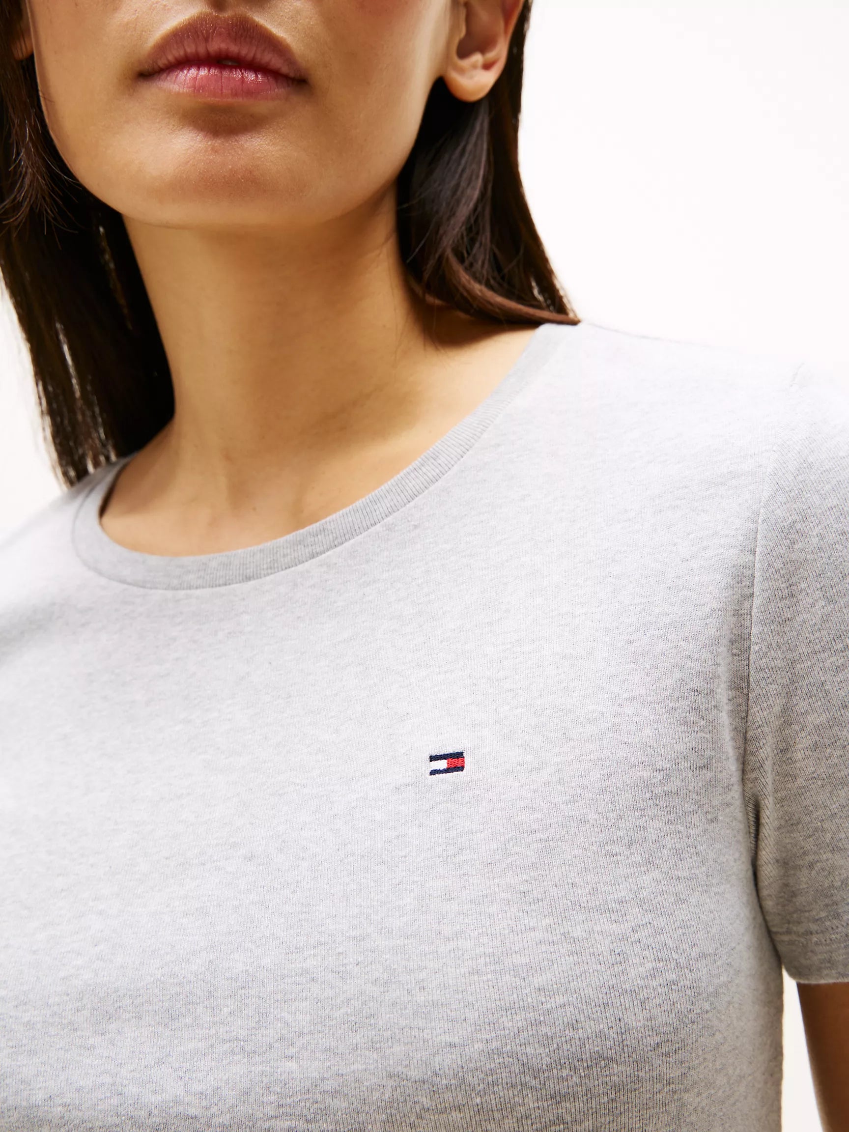 Womens' Tommy Crewneck Favorite T-Shirt / grey