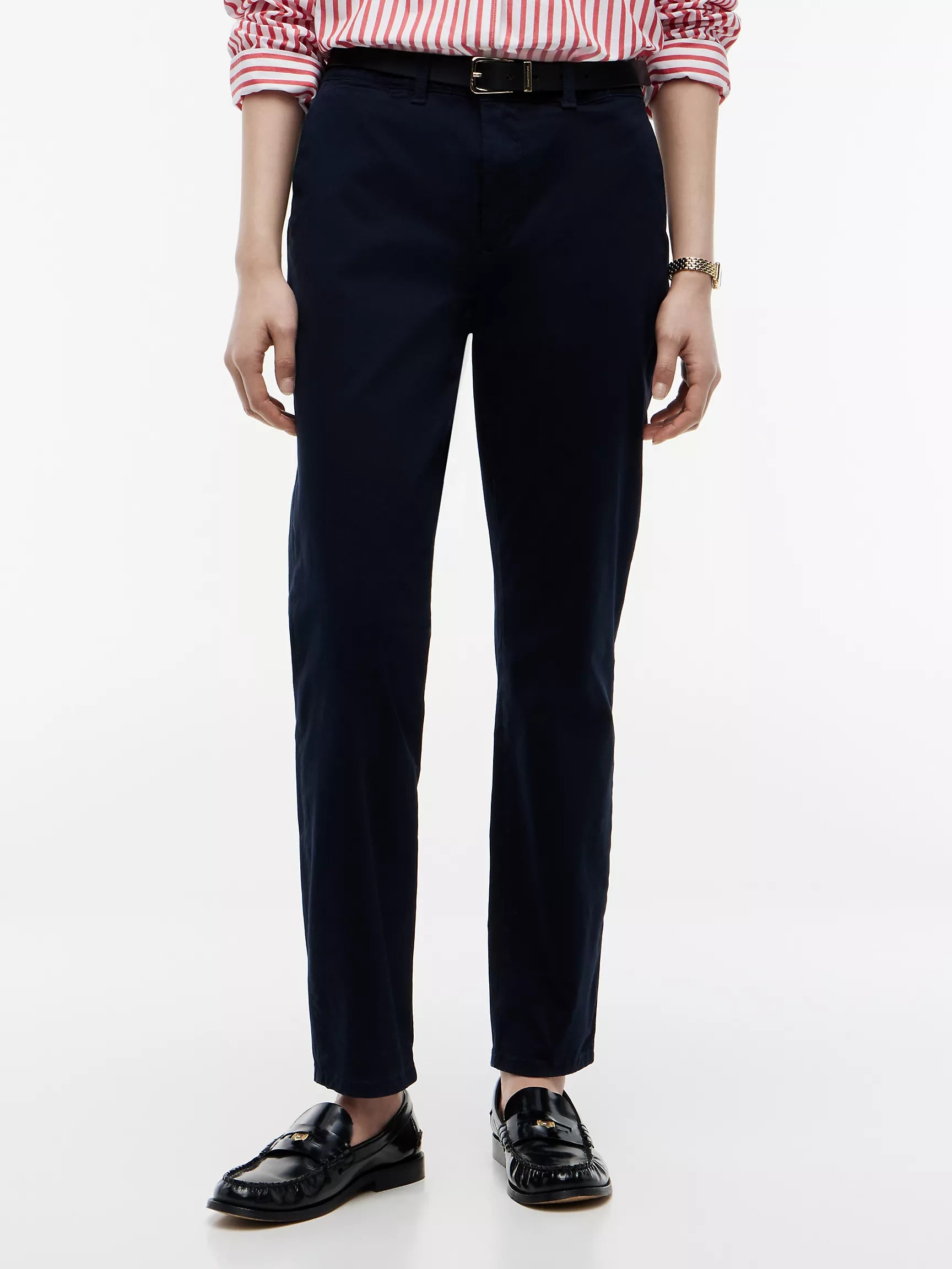 Womens Tommy Hilfiger Slim Fit Chino - Black
