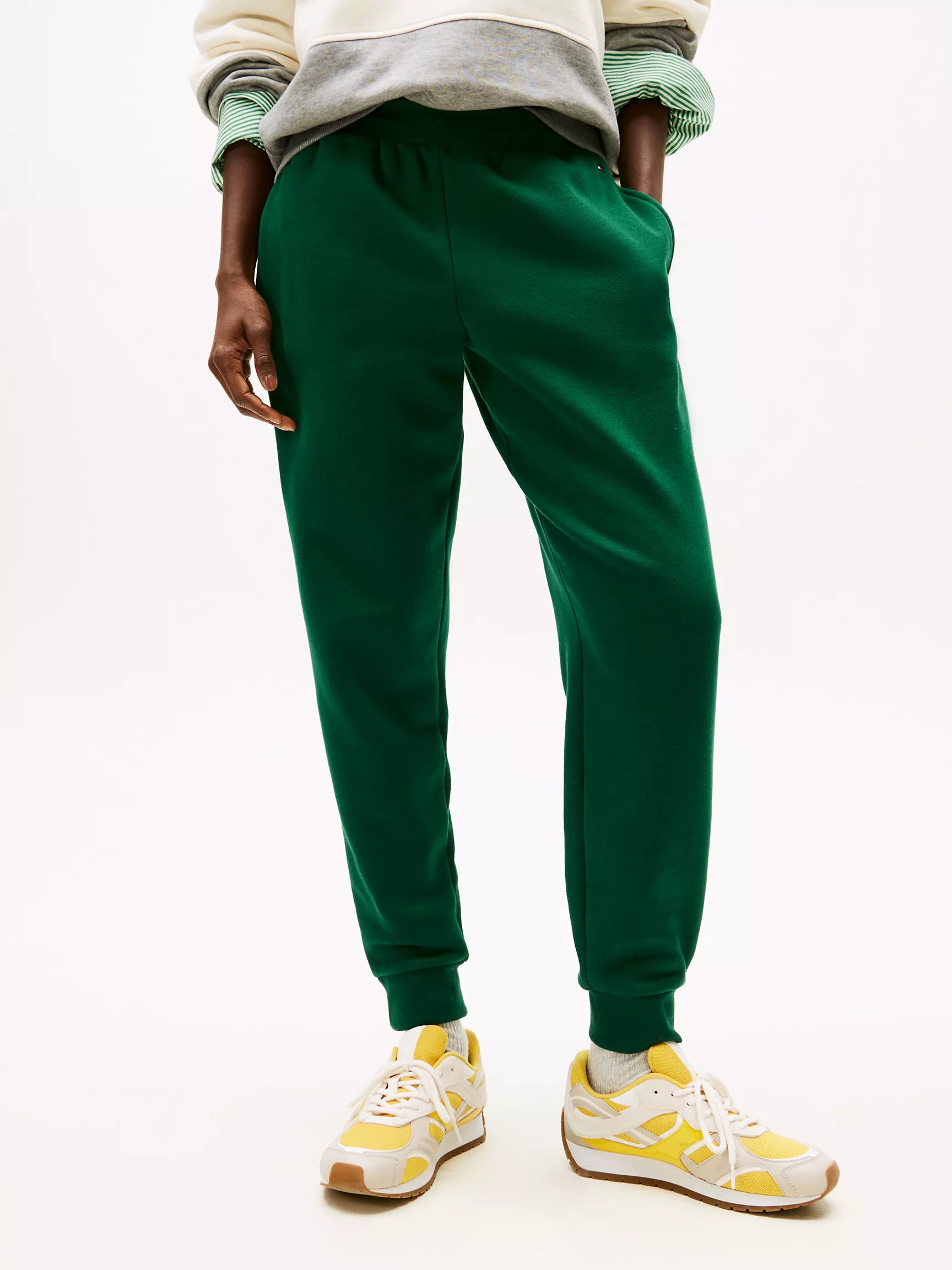 Womens' Tommy Relaxed Solid Jogger Ornamental Green
