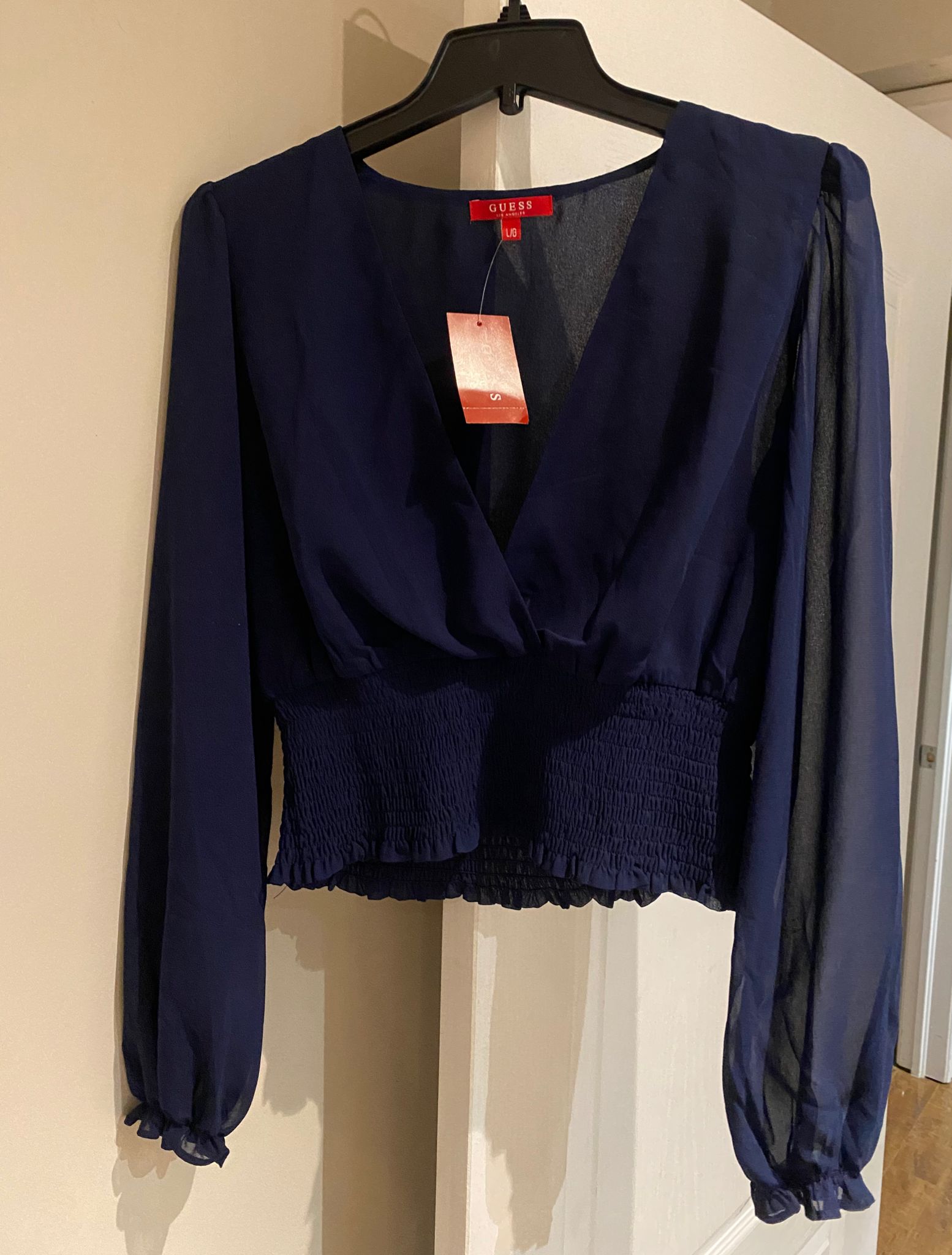 Guess Women's Faux Wrap Top