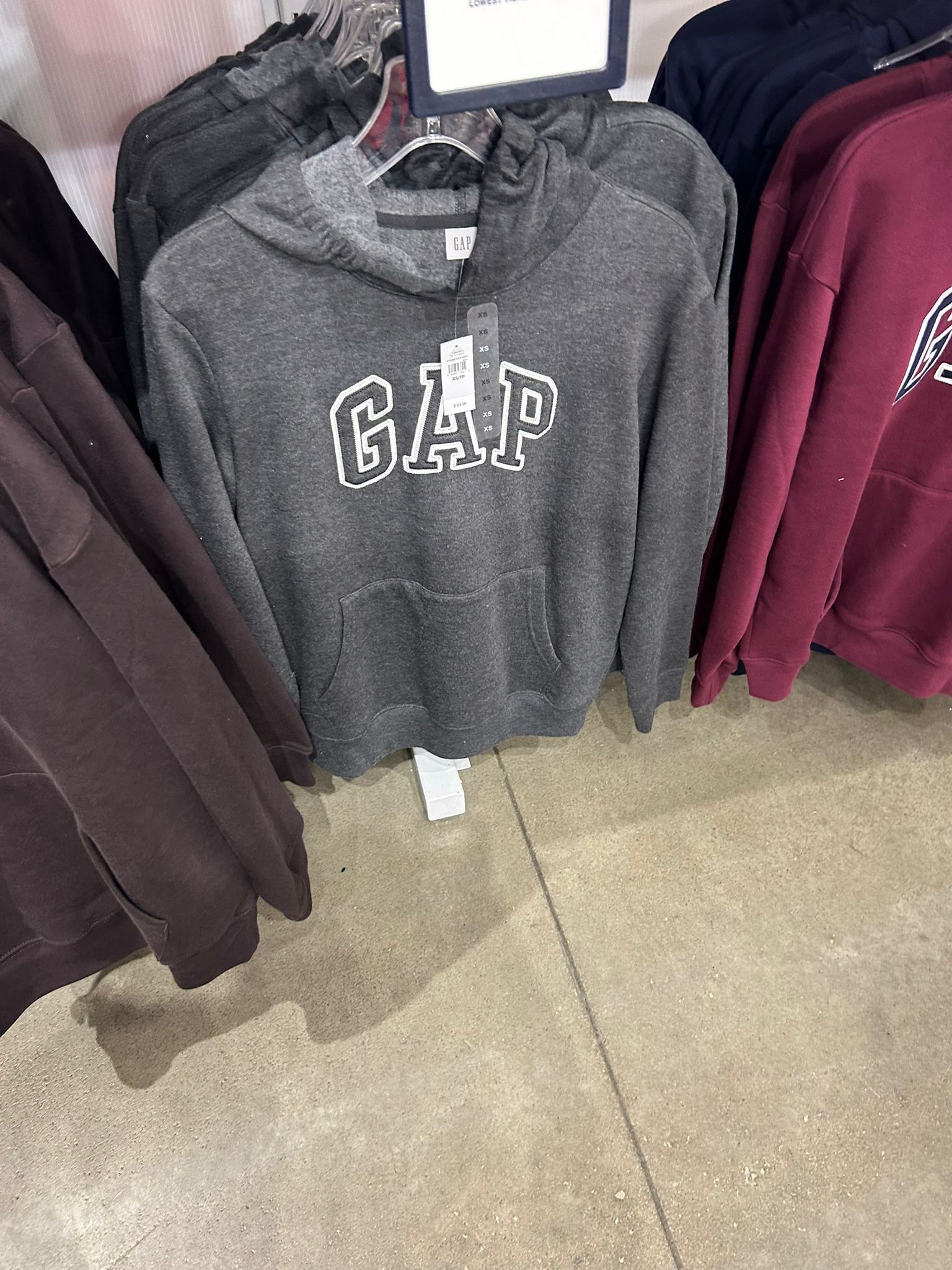 Womens' GAP GREY Logo Hoodie