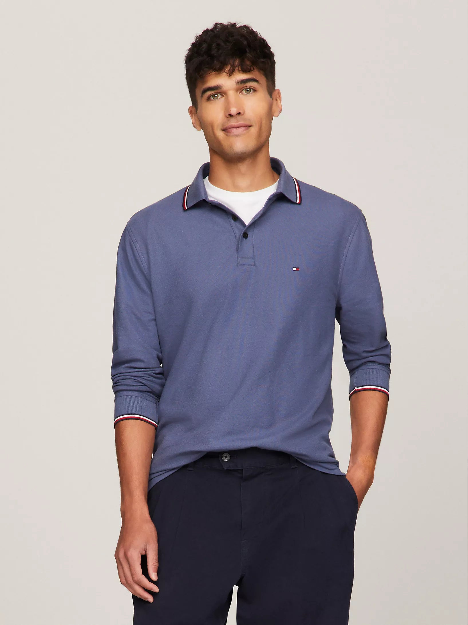 MENS' Long-Sleeve Tommy Wicking Polo