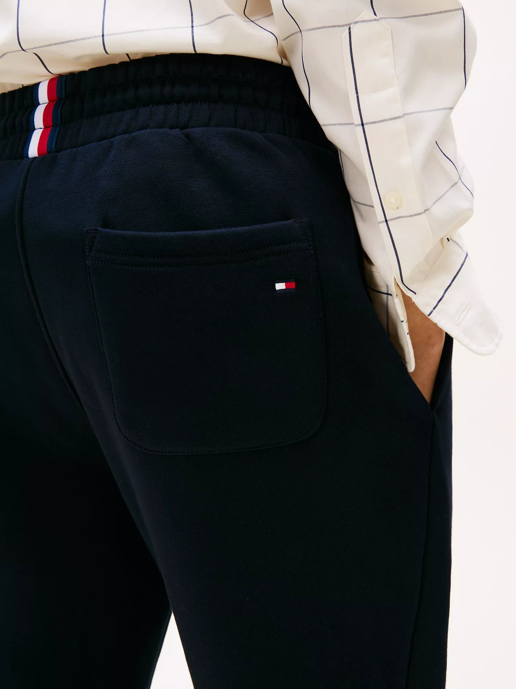 Tommy Mens' Tommy Logo Sweatpant Navy