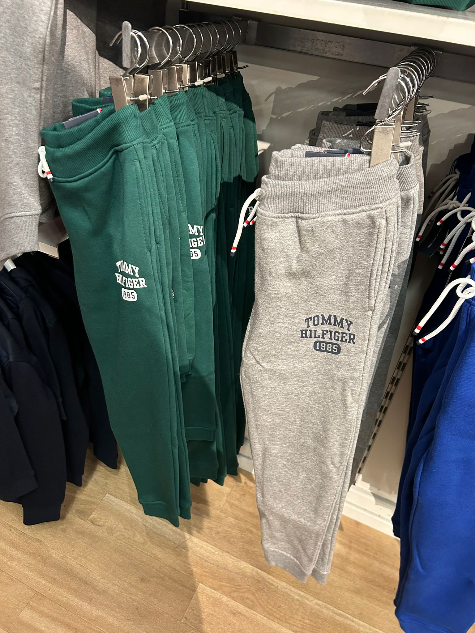 BOY Tommy Varsity Brushed-Fleece Sweatpant Grey
