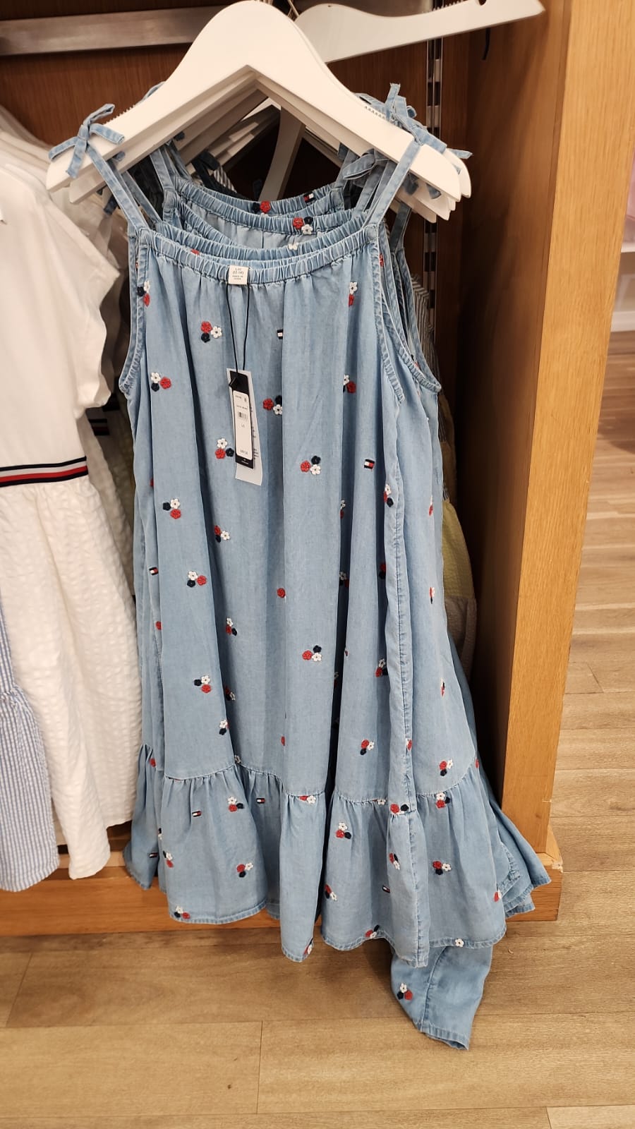 Girls' Tommy Allover Embroidered Flower Dress
