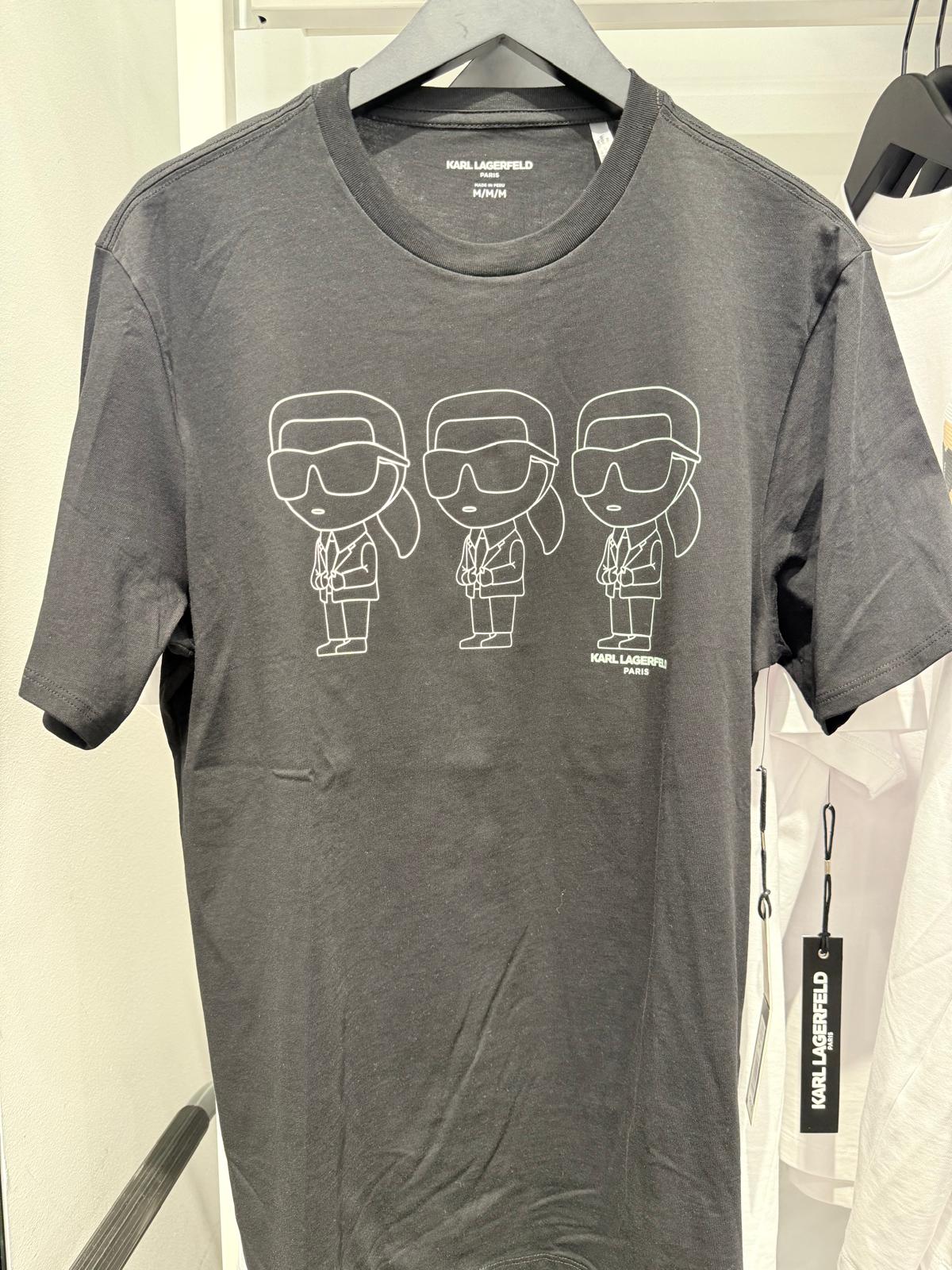 KARL LAGERFELD Men's MULTIPLE KARL CHARACTER T-SHIRT