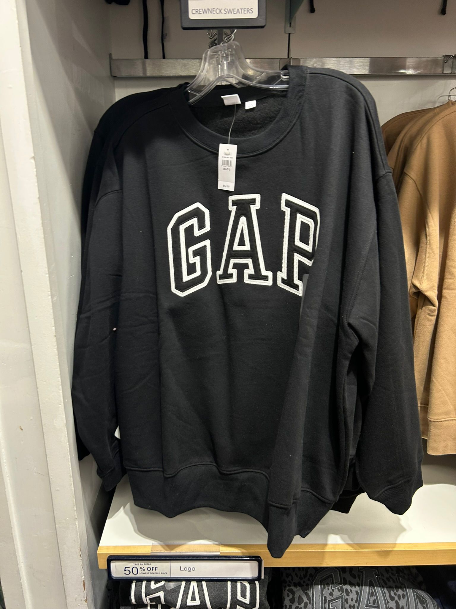 Womens' Gap Logo Sweatshirt Black