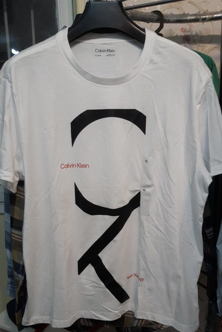 Calvin Klein Jeans Men's Graphic INFRONT T-Shirt White