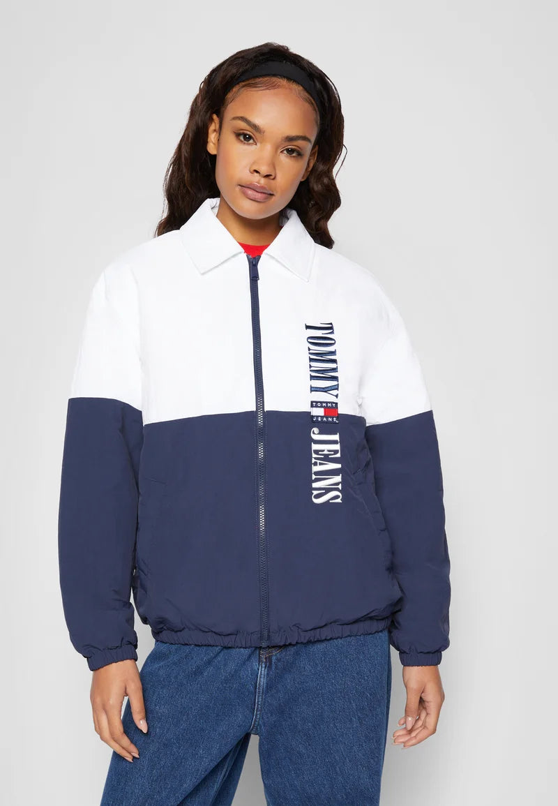 WOMENS' Tommy Hilfiger Archive Logo Nylon-Blend Jacket