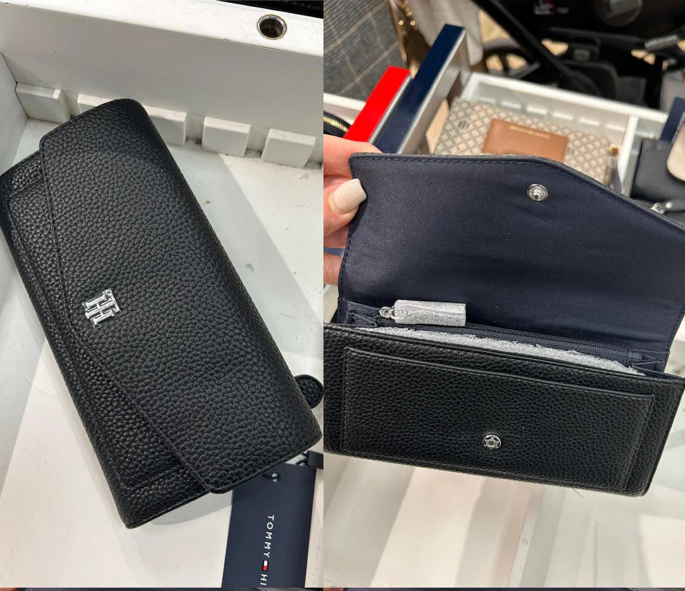 WOMENS' TOMMY HILFIGER TH FLAP WOMEN WALLET
