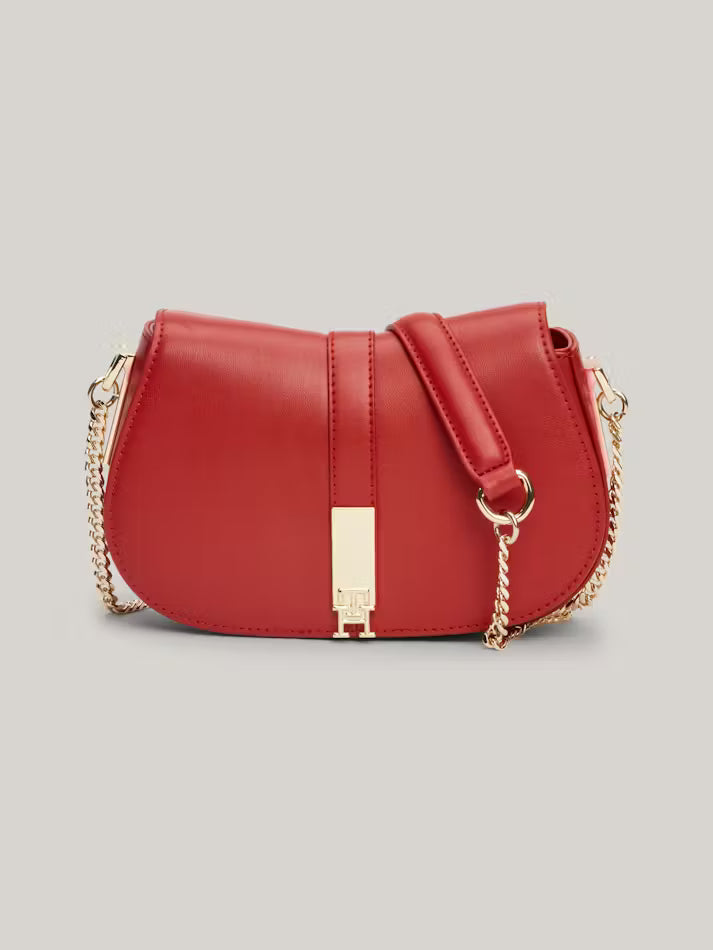 Tommy Womens' Heritage Chain Crossover Bag red