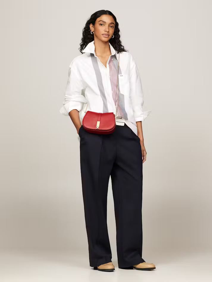 Tommy Womens' Heritage Chain Crossover Bag red