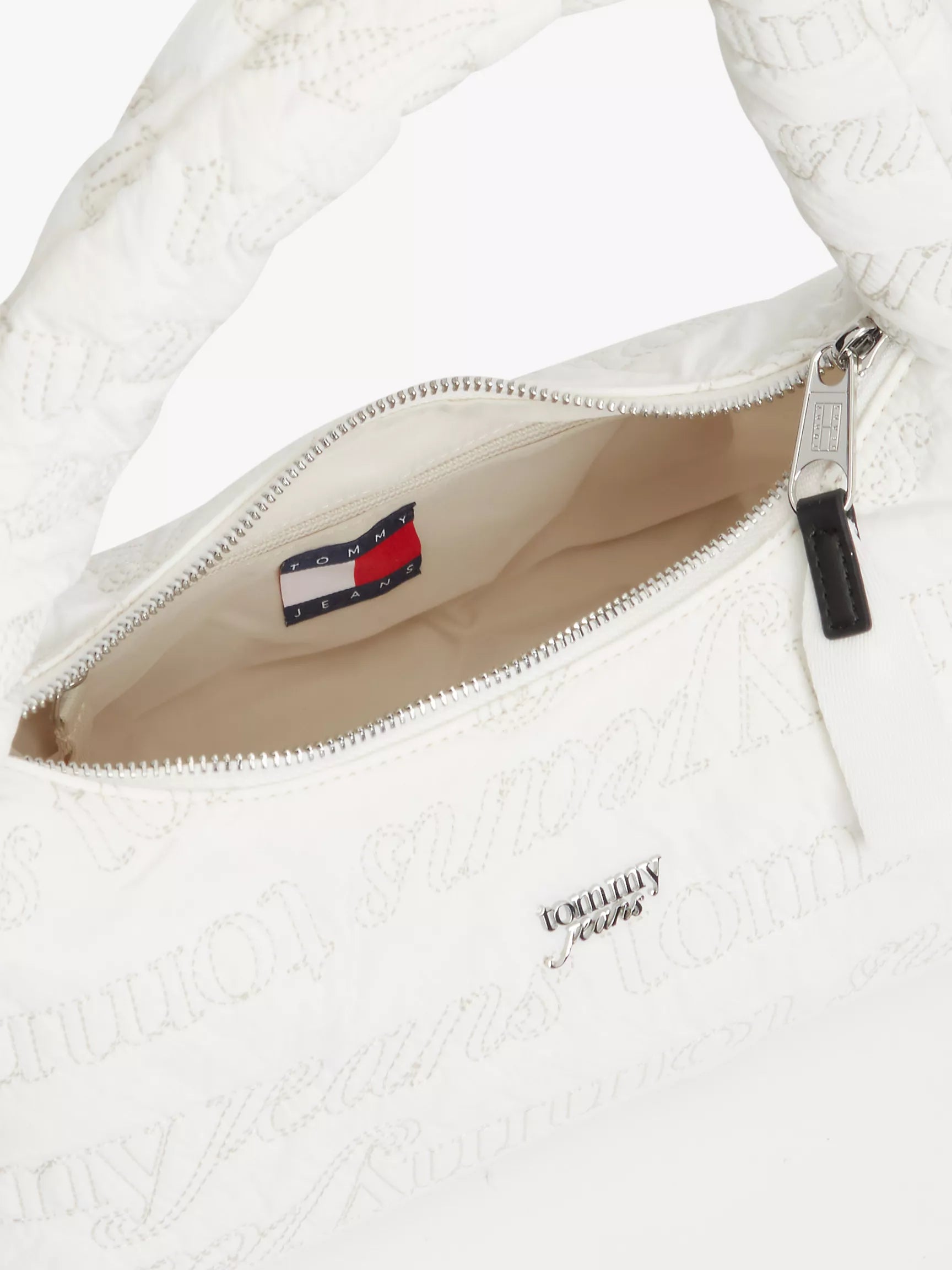 Women's Tommy Jeans Embroidered Shoulder Bag-White