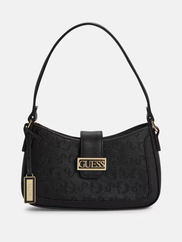 Guess Womens' Sabrina Mini Shoulder Bag/ black