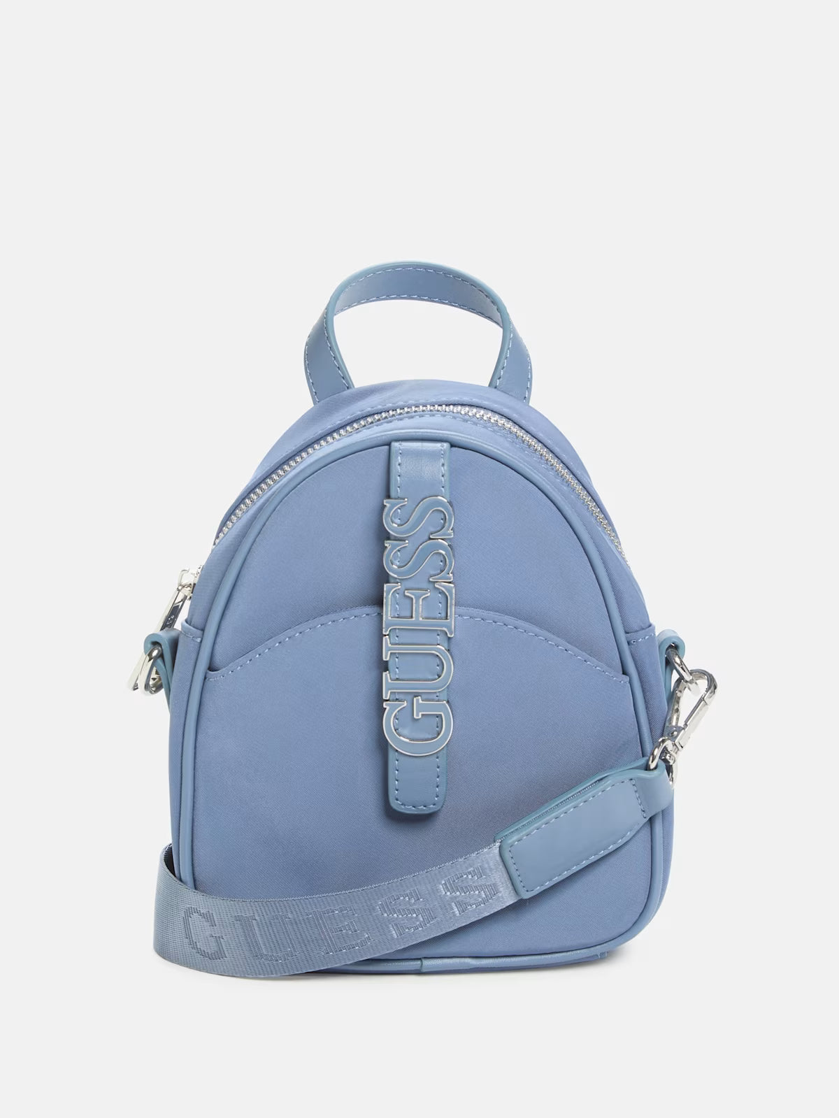 GUESS Womens' Nylon Mini Backpack Blue