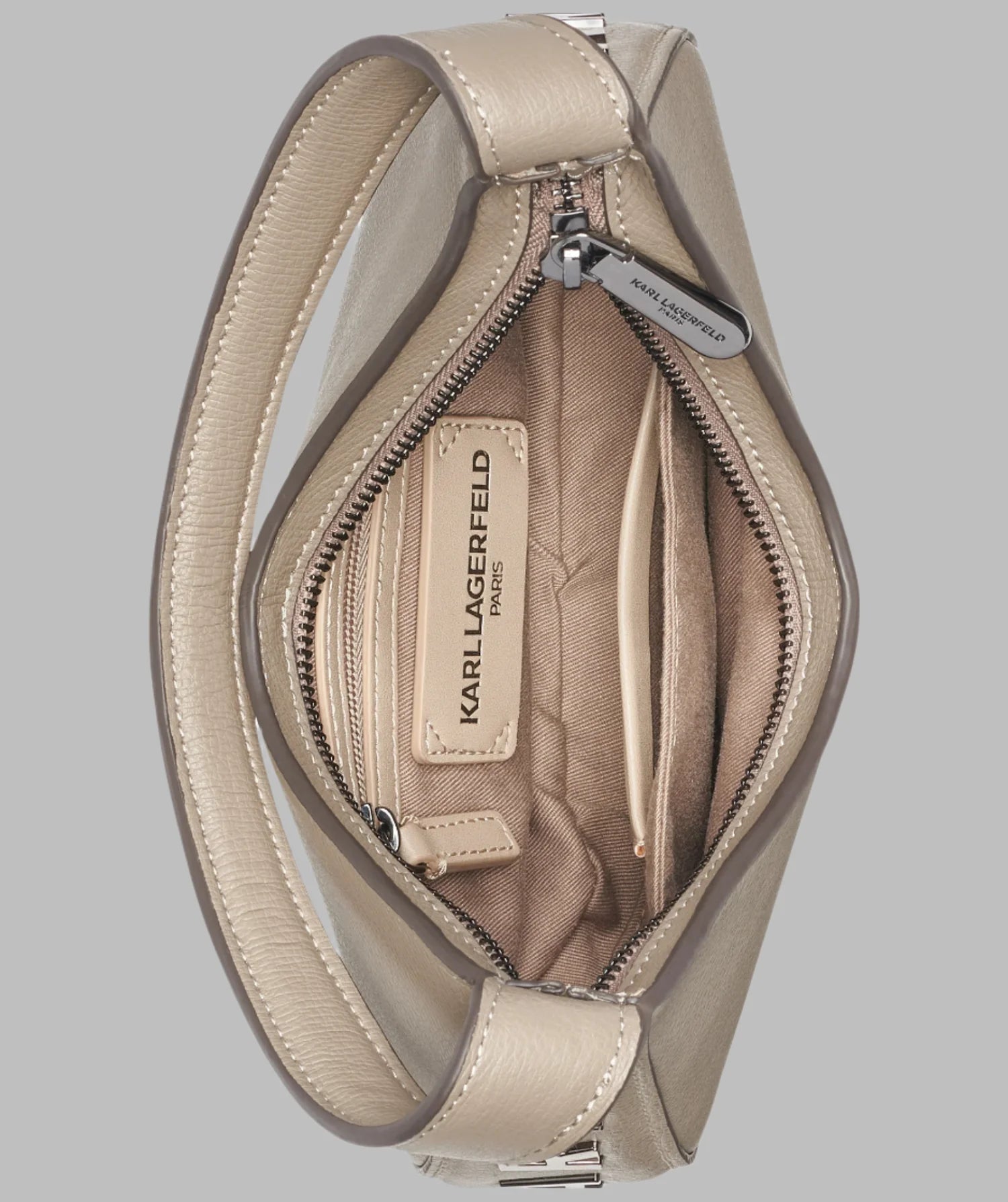 Karl Lagerfeld Paris Womens' DESI SHOULDER BAG Truffle