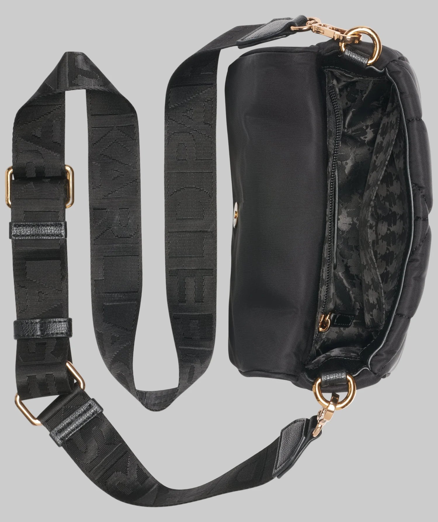 Karl Lagerfeld Paris Womens' VOYAGE LOGO CROSSBODY