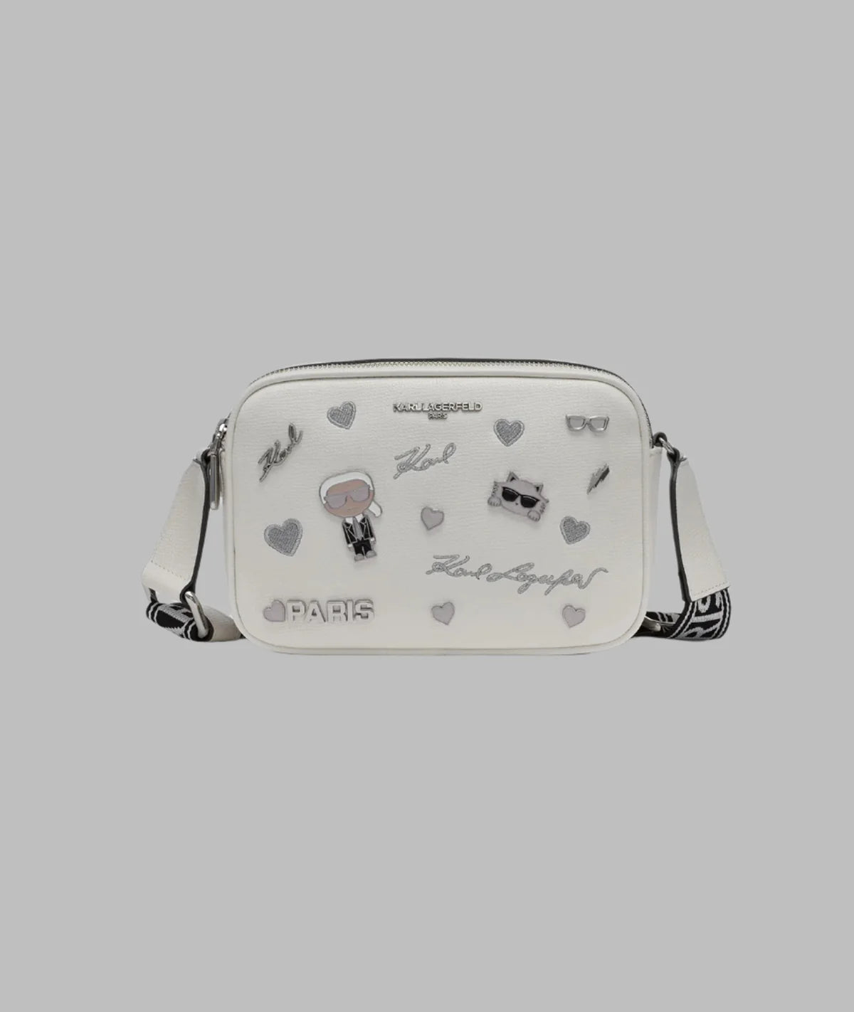 MAYBELLE CROSSBODY WITH PINS-White