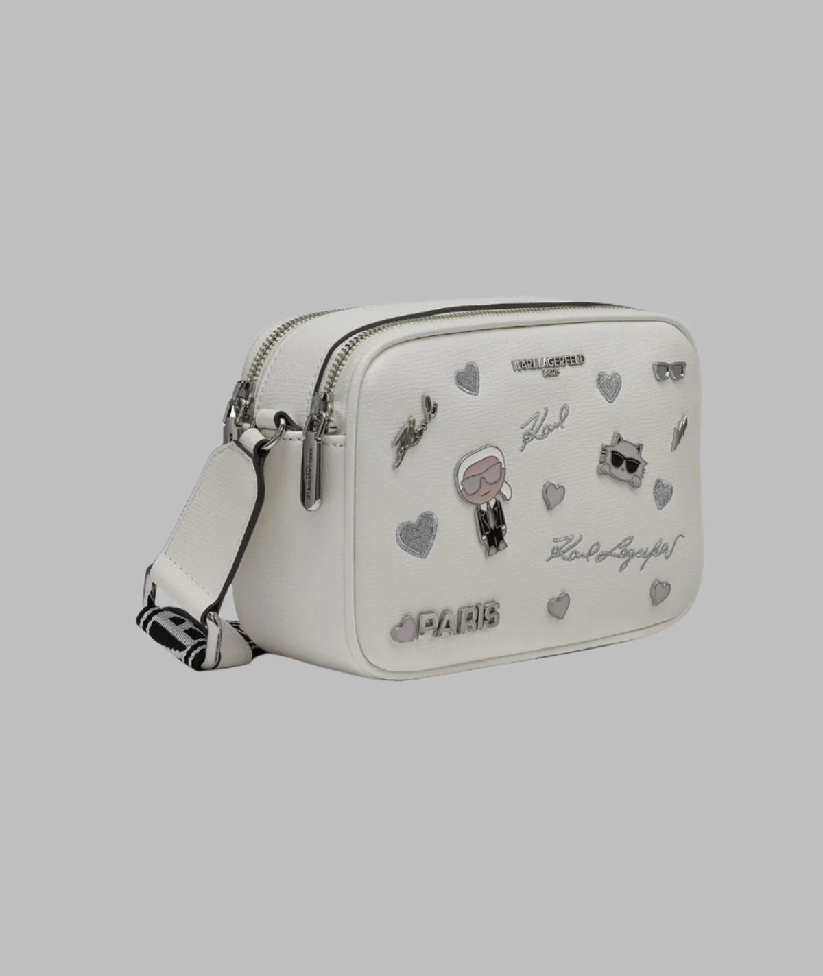 MAYBELLE CROSSBODY WITH PINS-White