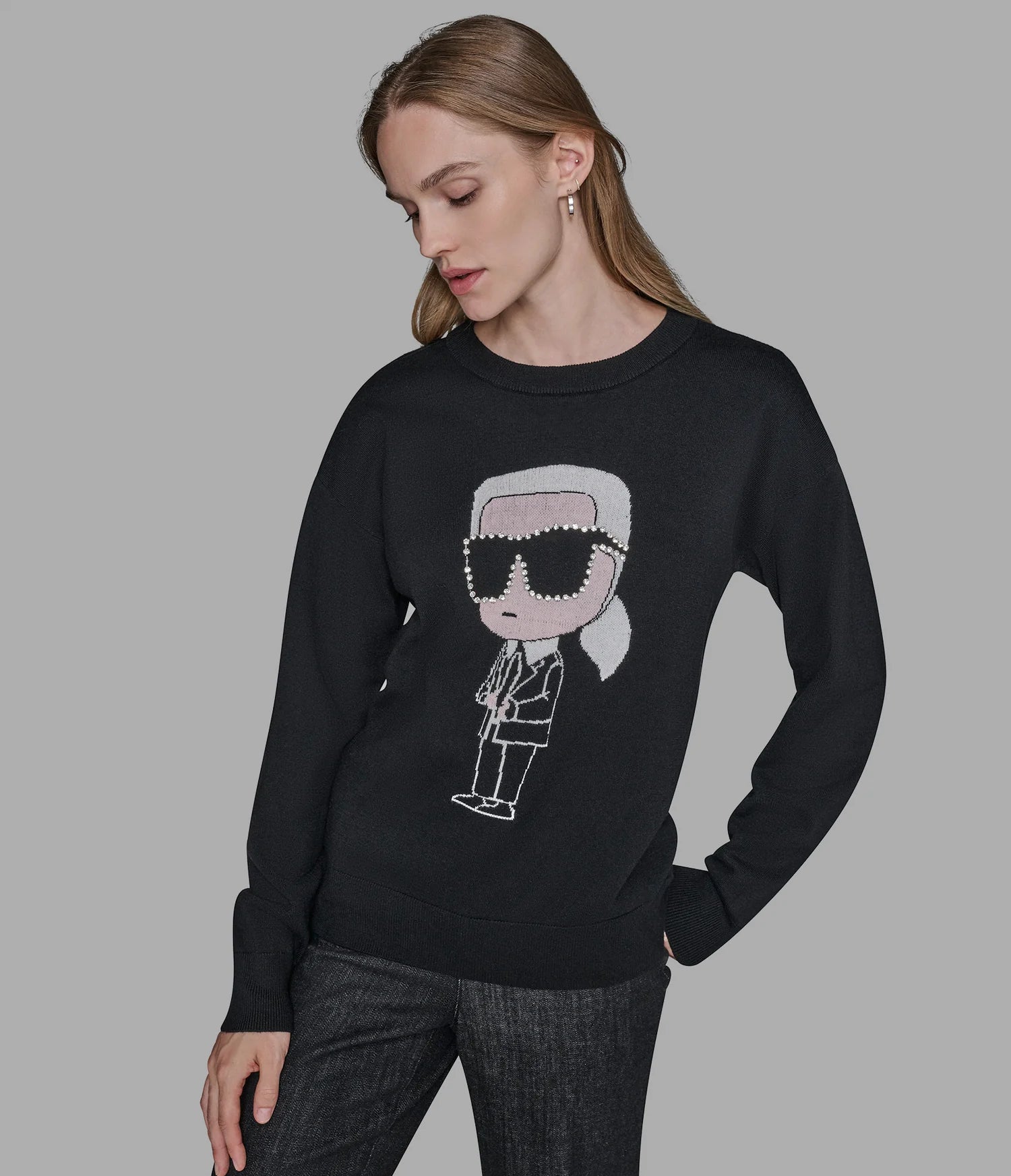 Karl Lagerfeld Paris Women's KARL CHARACTER SWEATER