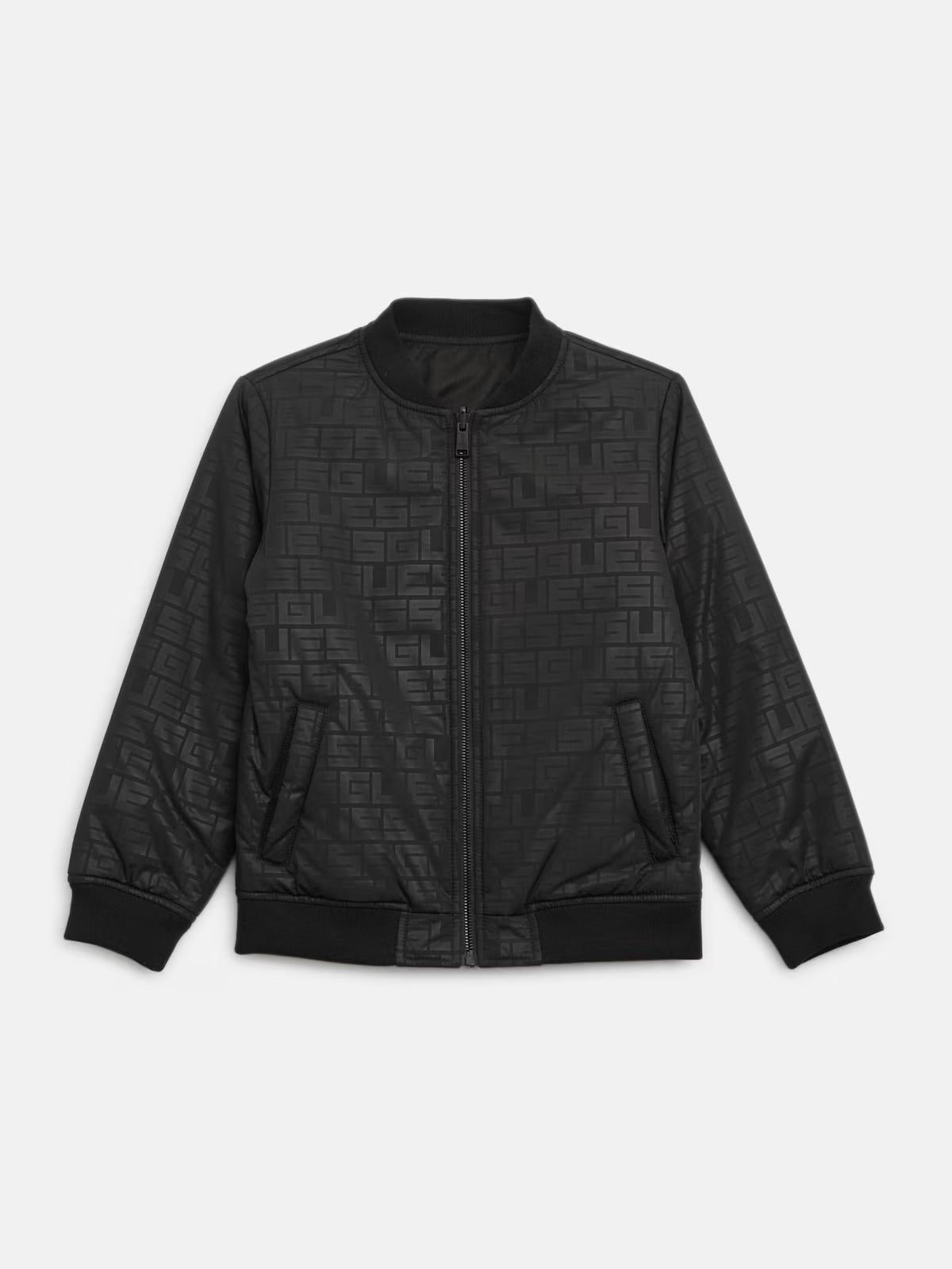 Guess BOYS Winnie Reversible Jacket (7-16) BLACK